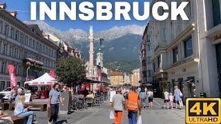 Innsbruck Austria   Walking Tour 4K UHD