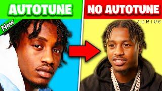 GENIUS INTERVIEWS vs SONGS 2021 AUTOTUNE vs NO AUTOTUNE