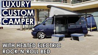 VAN TOUR - Luxury VW T4 campervan that is full of technology