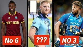 Top 10 All-Rounders In T20  #CricketTalkShow