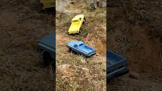 118 Scale 4x4 Toyota Hilux and Chevrolet Offroad RC Adventure #rc #toyota #hilux #chevrolet #chevy