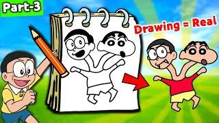 Drawing Became Real   Drawing Challenge  Funny Game Roblox 