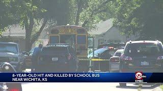 8-year-old hit and killed by school bus near Wichita Kansas