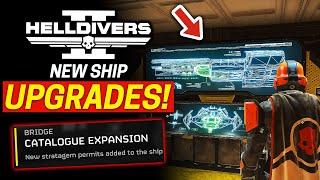 Helldivers 2 NEW Ship Upgrades and Stratagems