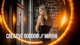 Creative Boudoir shoot  Mirthe