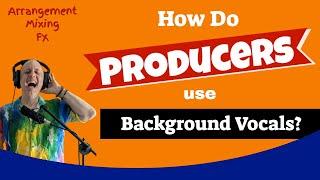 Background Vocals Arrangement production and mixing.