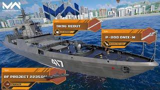 RF Project 22350M New GACHA Frigate Quick View and Gameplay  Modern Warships