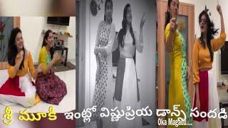 Sree mukhi Dance with Anchor Vishnu Priya  sree mukhi House Inside View #bigboss