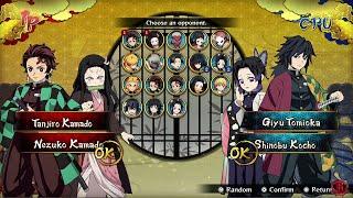 Demon Slayer The Hinokami Chronicles - All Characters & Colors + Battle Attire & Stages *Updated*