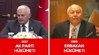 ERBAKAN HÜKÜMETİ İLE AKP HÜKÜMETİ ARASINDAKİ ZAM AÇIKLAMA FARKI