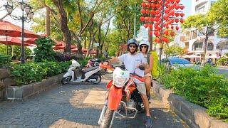  Da Nang VIETNAM ● Bike Ride From Dragon Bridge to Tho Quang Port 【 4K】