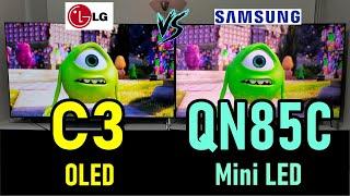 LG C3 vs Samsung QN85C  OLED vs Neo QLED Mini LED  ¿Cuál te conviene más? Smart TVs 4K
