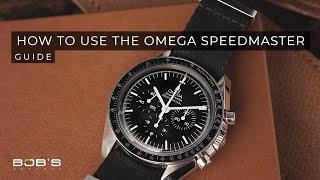 Omega Speedmaster Instruction How To Use The Tachymeter Bezel & Chronograph Function