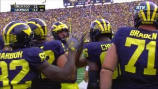 Jehu Chesson 17-yard touchdown run - Colorado vs Michigan