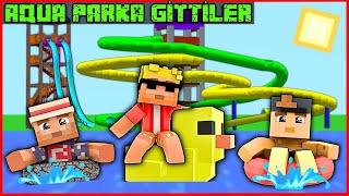 EFEKAN ALİ VE KAMİL AQUAPARKA GİTTİ  -Minecraft