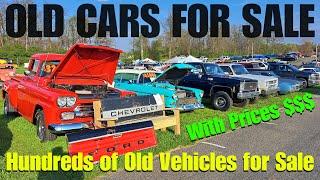 Looking for Gems in a HUGE Car Show with HUNDREDS of Old Cars for Sale  Carlisle Car Corral 2024