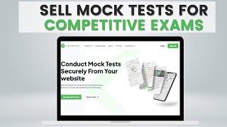 Create And Sell Mock Tests For Competitive Exams Learnyst
