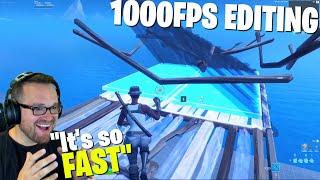 Reacting to FAST EDITING ON 1000FPS **New FASTEST EditorBest Fortnite Player**