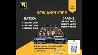 SANWAY new launched Sanway 1U high DA32K4 DA43K2 power amplifier