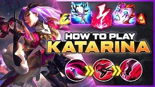 HOW TO PLAY KATARINA SEASON 14  NEW Build & Runes  Season 14 Katarina guide  League of Legends