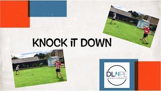 Knock It Down Game  Distance Learning PE