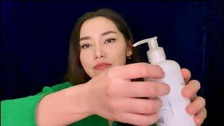 АСМР Звуки Рук Крем Скраб Перчатки ASMR Hand Sounds Cream Scrub Gloves