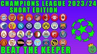 Champions League 202324 - Beat The Keeper Marble Race  Marble Race King