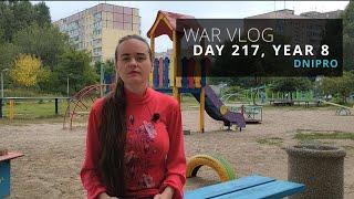 Dnipro war vlog September 28 talking about the current situation