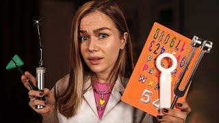 Fastest ASMR Everything Is Wrong 2 Eye Cranial Nerve Ear Exam Skin Exam Scalp Shady Doctor