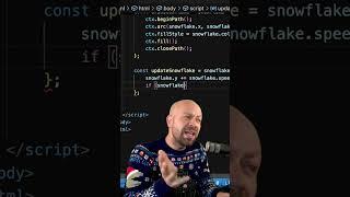 JavaScript Snow Animation #javascript