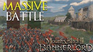 Mount & Blade 2 Bannerlord  EPIC MASSIVE BATTLE  VLANDIA vs. BATTANIA