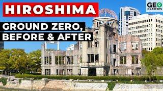 Hiroshima Ground Zero Before and After