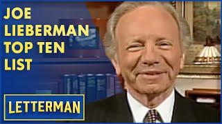 Top Ten Ways Joe Lieberman Would Make A Great President  Letterman