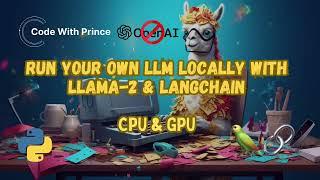 How to Run LLaMA Locally on CPU or GPU  Python & Langchain & CTransformers Guide