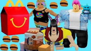 We Eat Weird Fast Food  Friends Play Roblox 