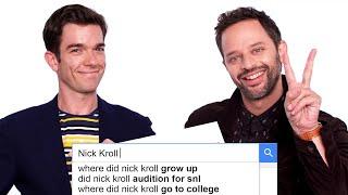 John Mulaney & Nick Kroll Answer the Webs Most Searched Questions  WIRED