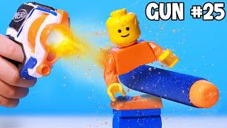 50 NERF Guns vs LEGO