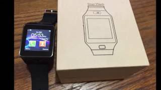 DZ09 SmartWatch Review  Works with Android and Iphone  Best value Smart Watch for your money.