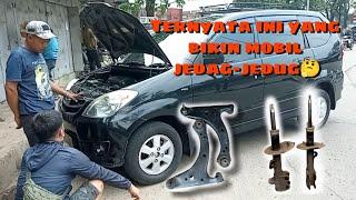 Tutorial mengganti shockbreaker mobil Toyota Avanza