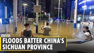 Thousands evacuated from floods in Chinas Sichuan province  Rainstorms  Latest World News  WION