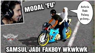 JADI FAKBOY  MENTANG MENTANG PAKE SATRIA FU   BUSSID Mod Indonesia