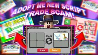 NEWAdopt Me Trade Scam Script  Freeze Trade Remove Pet On Second Trade Auto Farm Infinite Buck