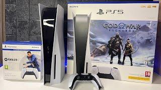 Unboxing PlayStation 5 PS5 825GB C-Chassis + God of War Ragnarok 2023