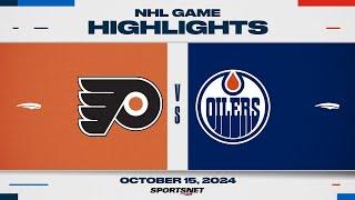 NHL Highlights  Flyers vs. Oilers - October 15 2024