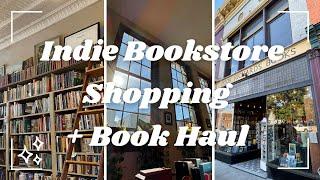 visiting my favorite indie bookstore + book haul