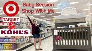 Shopping for Baby at Target & Kohls Baby Section Shop With Me + Postpartum Needs