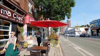 Toronto Bloor Street Walk in Old Toronto Neighborhood 4K Walking video Canada travel