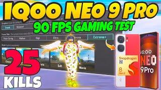 iQOO Neo 9 Pro BGMI Test with Fps  iQOO Neo 9 Pro BGMI Gaming Review