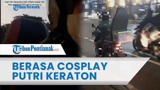 Viral Driver Ojol Modifikasi Jok Motor Pakai Kursi Mobil Berasa Cosplay Putri Keraton