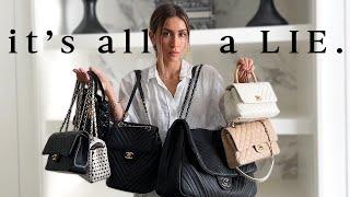 getting rid of my entire luxury handbag collection Chanel Hermes Dior...its just baggage